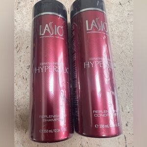 Lasio HYPERSILK- Keratin Replenishing Shampoo and Conditioner 12.24 Oz Each